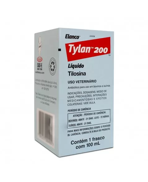 Tylan 200 Injetável com 100ml Elanco