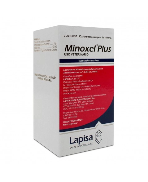 Minoxel Plus 5G Frasco Ampola com 100 ml Elanco