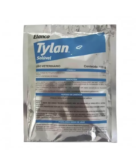 Tylan Pó Solúvel Para Aves 110g Elanco | VETSHOP