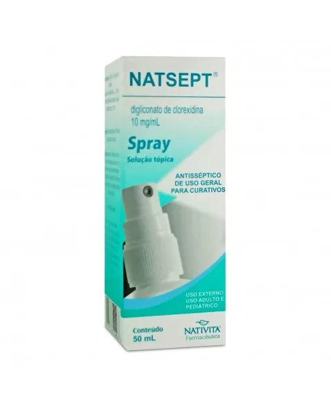 Clorexidina Natsept 10mg Spray com 50ml Nativita | VETSHOP