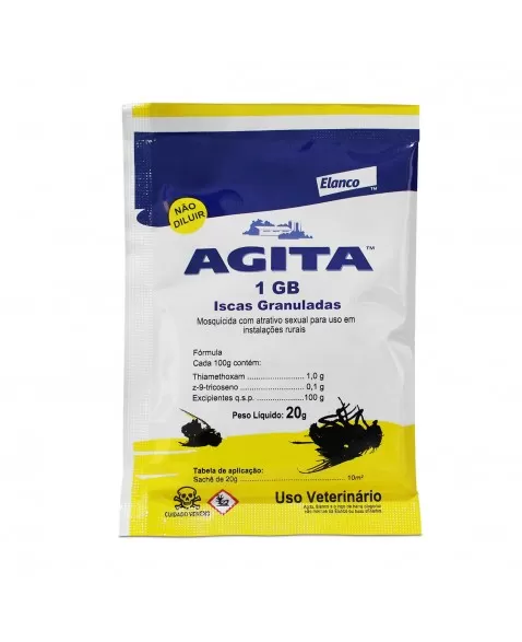 Agita 1GB Mosquicida Iscas Granuladas 20g Elanco | VETSHOP