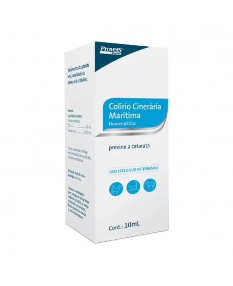 Colírio Cinerária Marítima Homeopático 10ml Provets