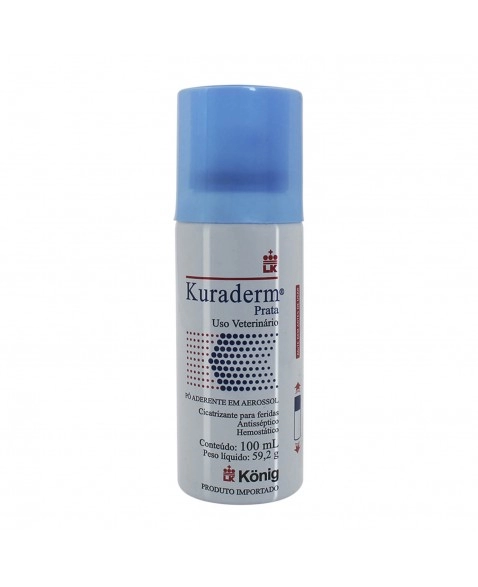 Kuraderm Cicatrizante Fisiológico e Desinfetante Aerossol 100ml Konig