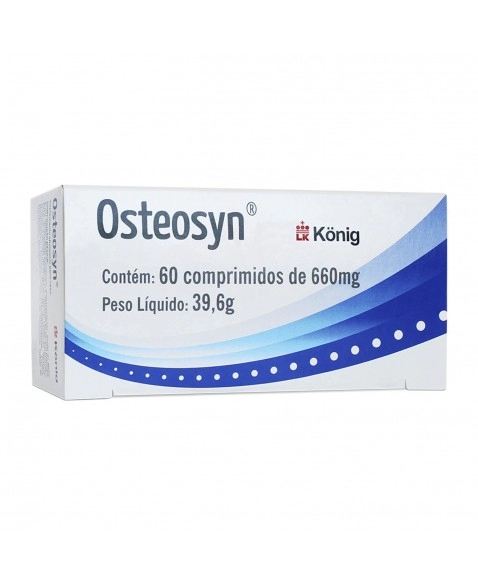 Osteosyn Suplemento Alimentar 660mg para Cães 60 Comprimidos Konig