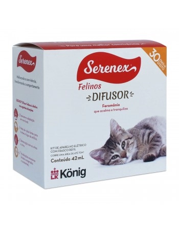 Serenex® Difusor Felino Comportamental para Gatos Konig