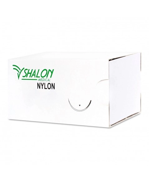 FIO NYLON MON PRETO 5-0 C/A 2 CTI SHALON