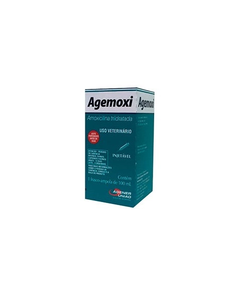 Agemoxi Injetável Amoxicilina Triidratada 15g 100ml Agener União