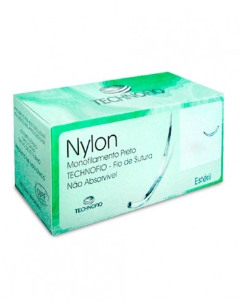 Fio Nylon 3-0 Com Agulha 30mm - Technofio