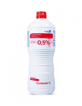 Clorexidina Gliconato 0,5% Solução Alcoólica com 1 Litro Vic Pharma