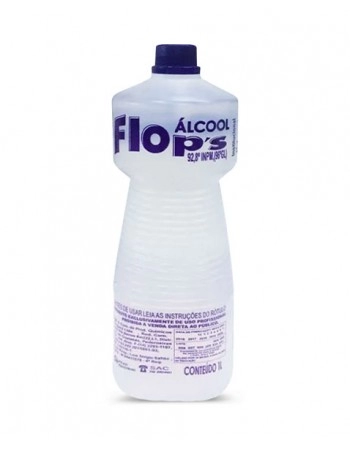 Álcool 92,8° 1 Litro - Flops