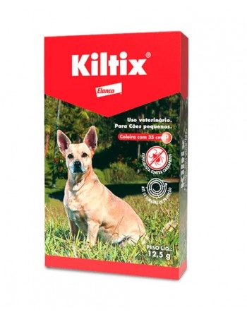 Coleira Kiltix Contra Carrapatos E Pulgas Para Cães Tamanho P 35cm Elanco