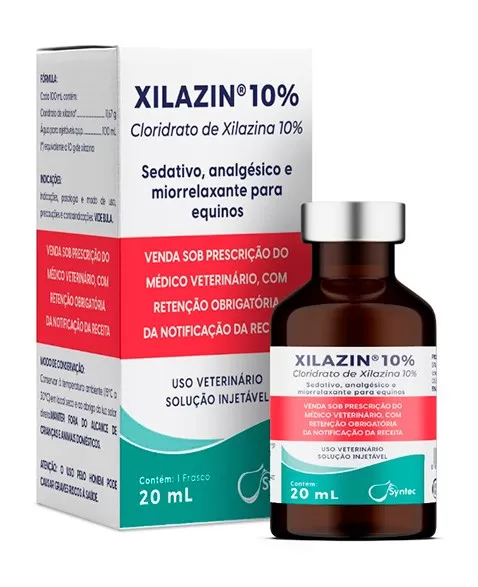 Xilazin 10% Frasco Ampola 20mL Syntec