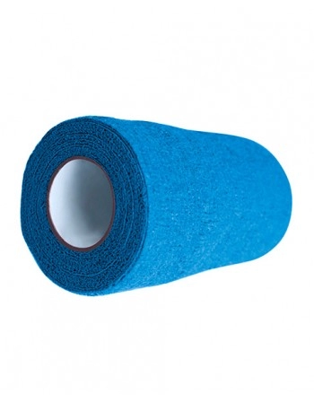 Bandagem Látex Elástica 10cm x 4,5m Azul Claro Hoppner