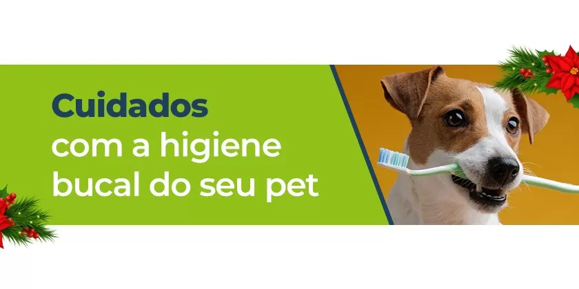 Cuidados com a higiene bucal do seu pet